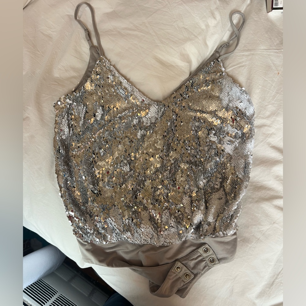 Lovers + Friends Ever Sequin bodysuit